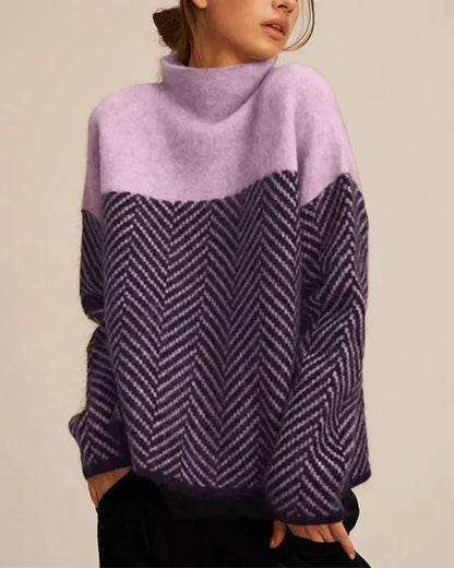 Norah | Baumwollrollkragenpullover